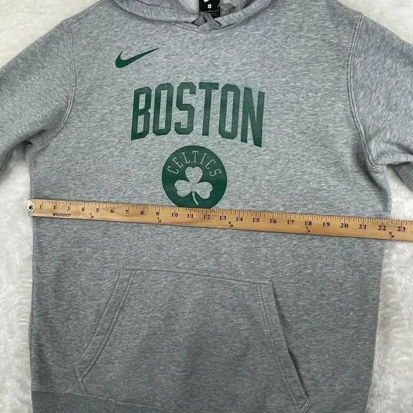 Boston Celtics NIke Hoodie Sweatshirt Mens Large Gray Basketball NBA * - Picture 6 of 9